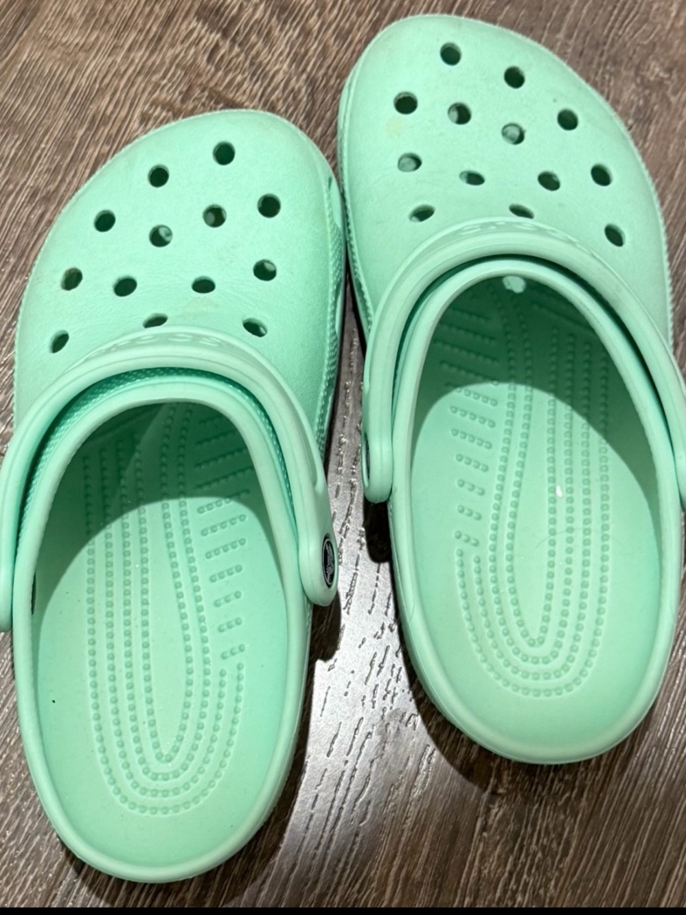 Mint Green Crocs